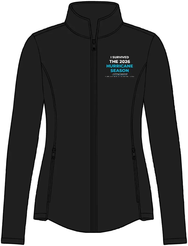 Women's Collective Smooth Fleece Jacket in Deep Black