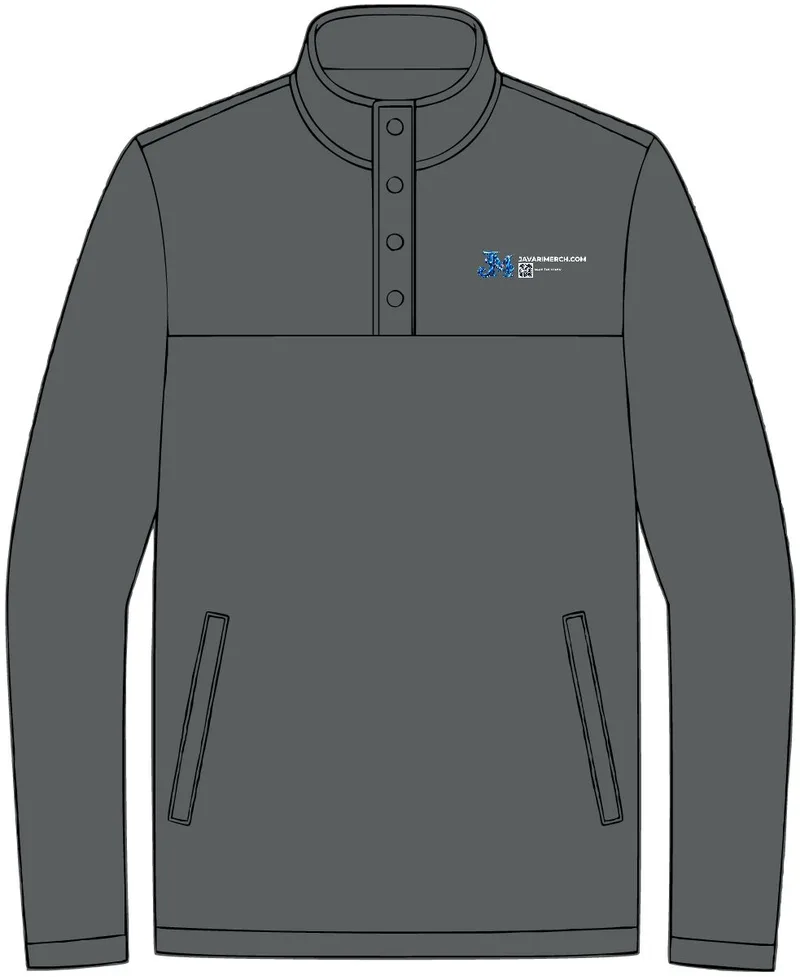 Basin Snap Pullover in Deep Black Plaid
