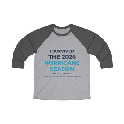 Unisex Tri-Blend 3\4 Raglan Tee in Vintage Black / Premium Heather