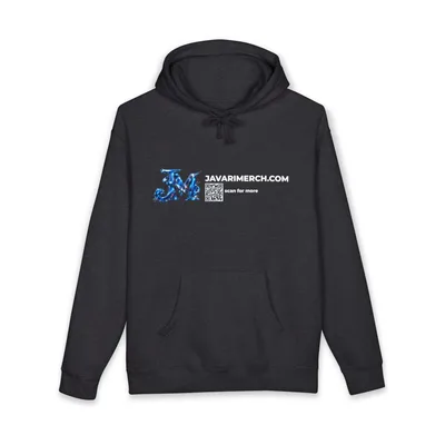 Unisex Heavyweight Hooded Sweatshirt in Charcoal Heather