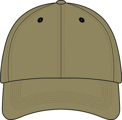 Peached Cotton Twill Dad Hat in Loden