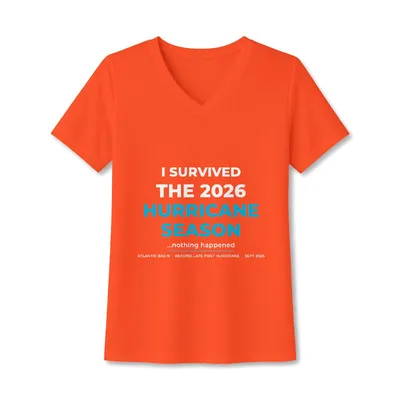 Women's PosiCharge RacerMesh V-Neck Tee in Neon Orange