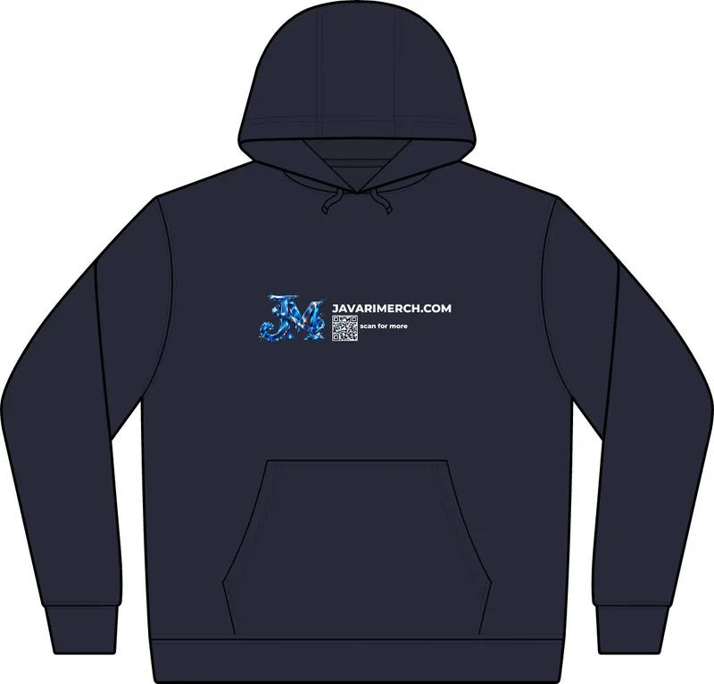 Performance Fleece Pullover Hooded Sweatshirt in Deep Navy