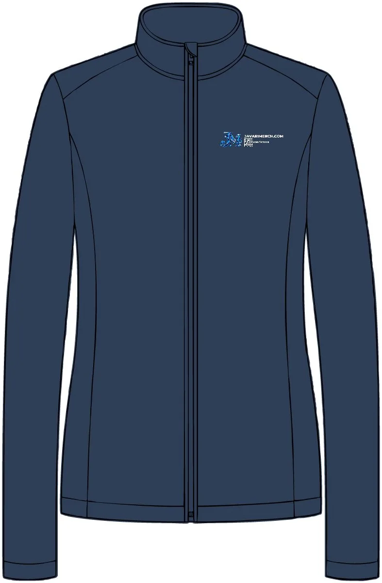 Women's Vertical Texture Full-Zip Jacket in Regatta Blue/ Iron Grey