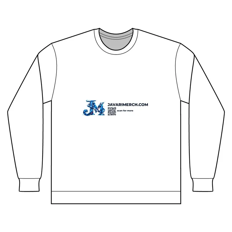 Unisex Santa Barbara Crewneck Sweatshirt in White