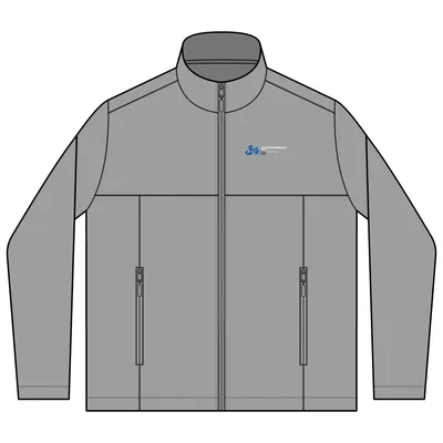 Collective Smooth Fleece Jacket in Gusty Grey