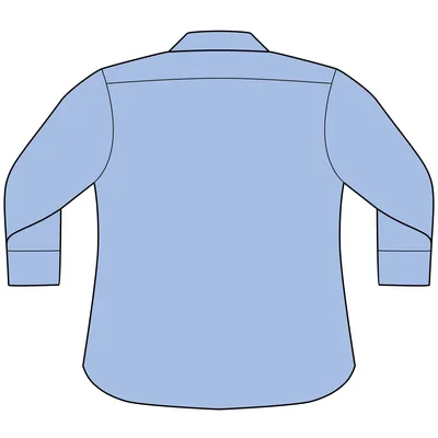 Women's 3/4-Sleeve Easy Care Shirt in Light Blue