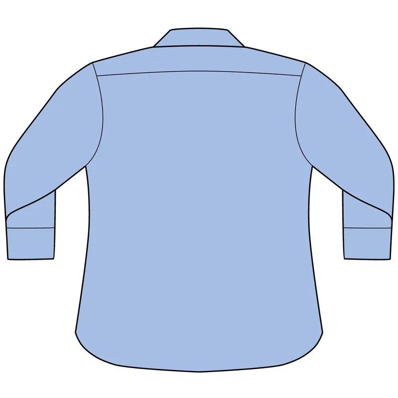Women's 3/4-Sleeve Easy Care Shirt in Light Blue