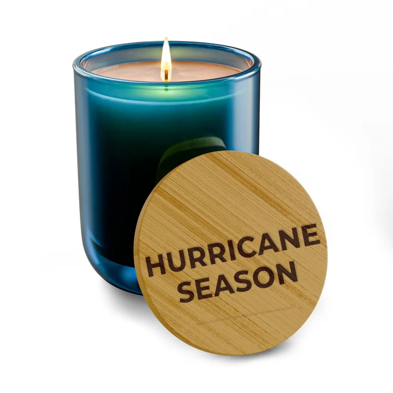 Scented Soy Candle, 14oz (Engraving) in Deep Pacific