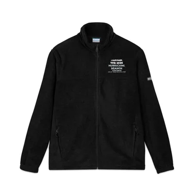 Unisex Columbia Fleece Jacket (Embroidery) in Black