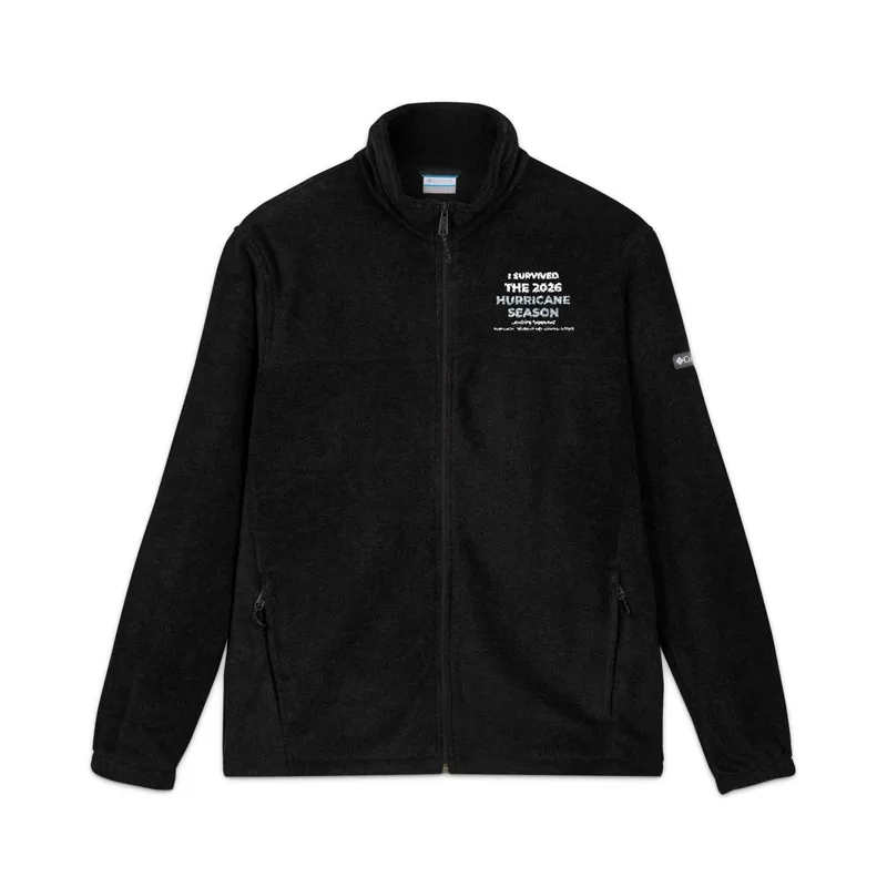 Unisex Columbia Fleece Jacket (Embroidery) in Black