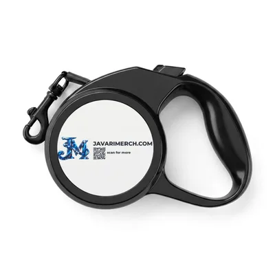 Retractable Pet Leash in Black