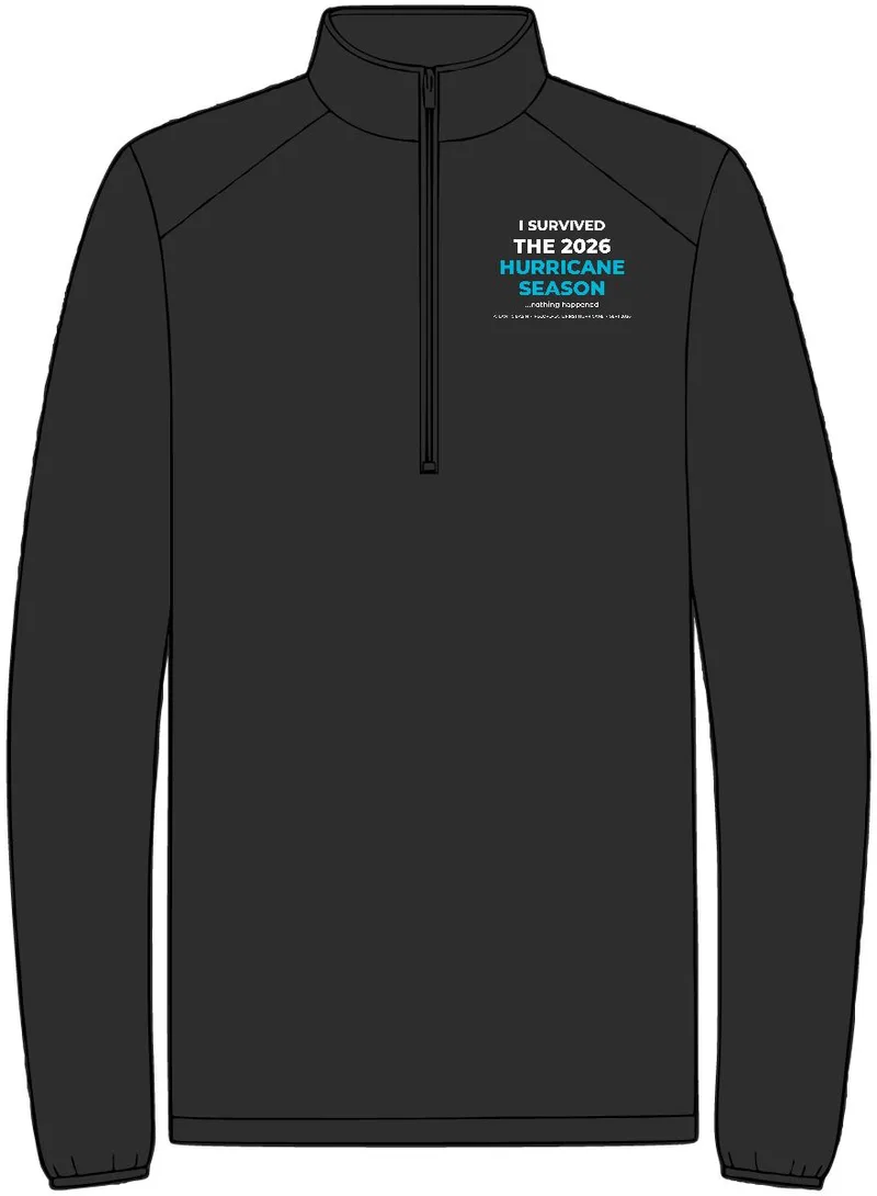 Active 1/2-Zip Soft Shell Jacket in Deep Black