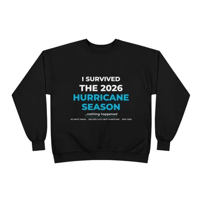 Unisex EcoSmart® Crewneck Sweatshirt in Black
