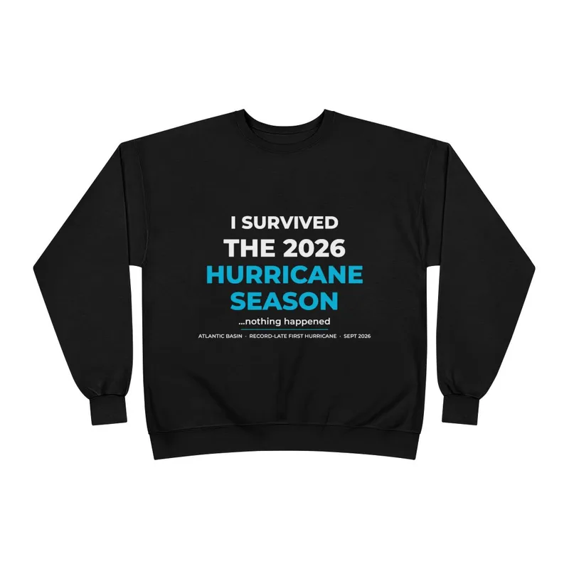 Unisex EcoSmart® Crewneck Sweatshirt in Black