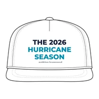 Snapback Five-Panel Rope Cap — White/ Athletic Gold · One size