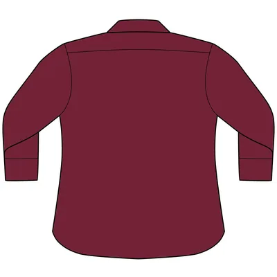 Women's 3/4-Sleeve Easy Care Shirt in Burgundy