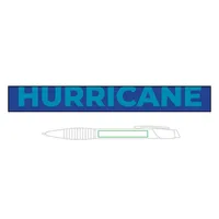 Brass Ballpoint Pen with Gripper (Engraving) — Gloss Blue · One size