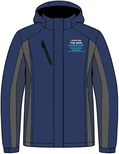 Colorblock 3-in-1 Jacket in Admiral Blue/ Black/ Magnet