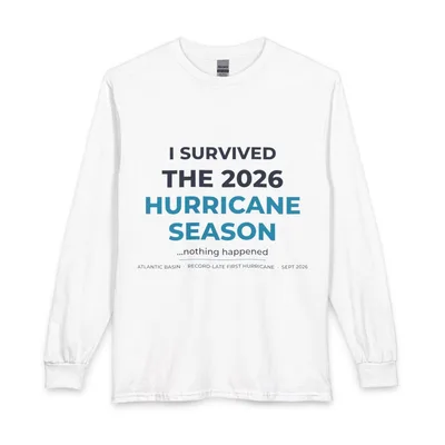 Unisex Long Sleeve T-Shirt in White