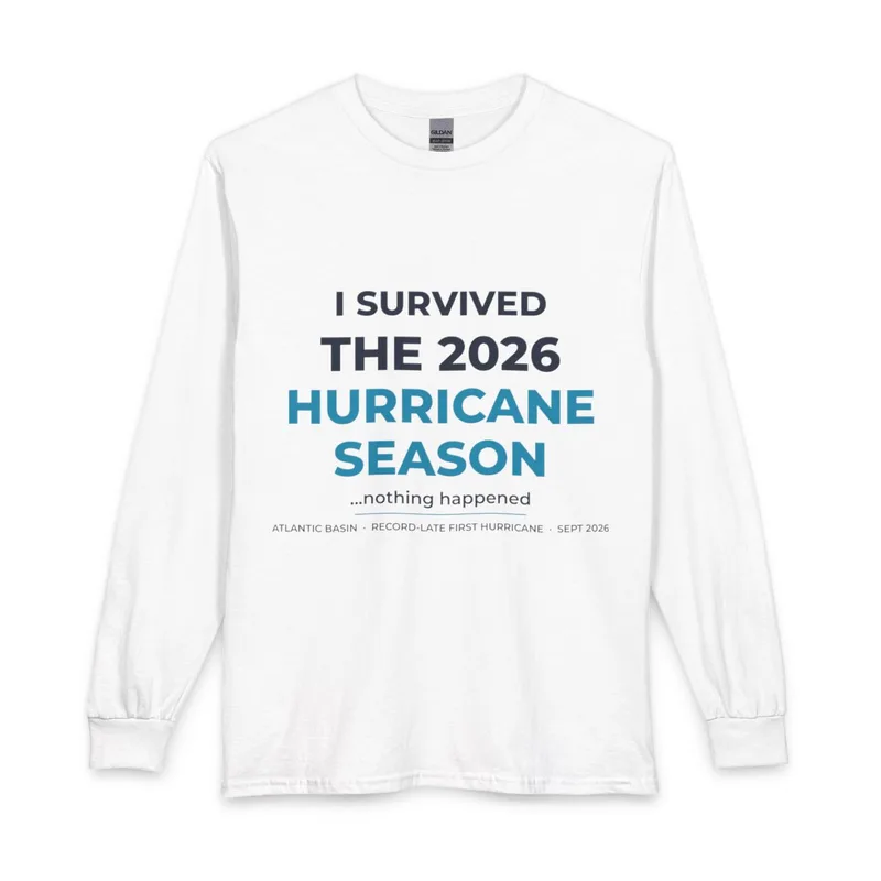 Unisex Long Sleeve T-Shirt in White