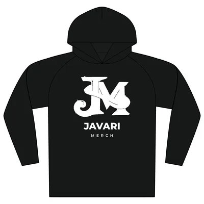 Cooling Performance Long Sleeve Hooded Tee in Black