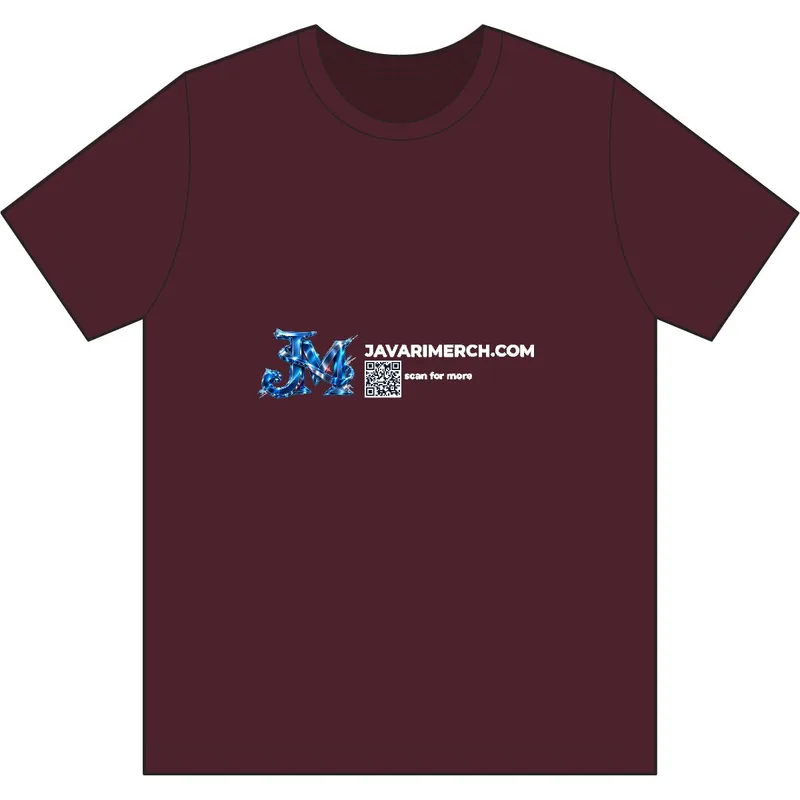 Unisex Cotton T-Shirt in Maroon