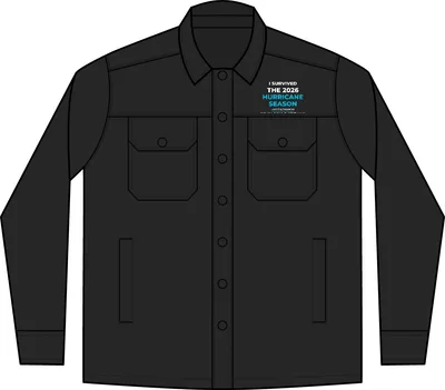 Soft Shell Shirt Jacket in Black