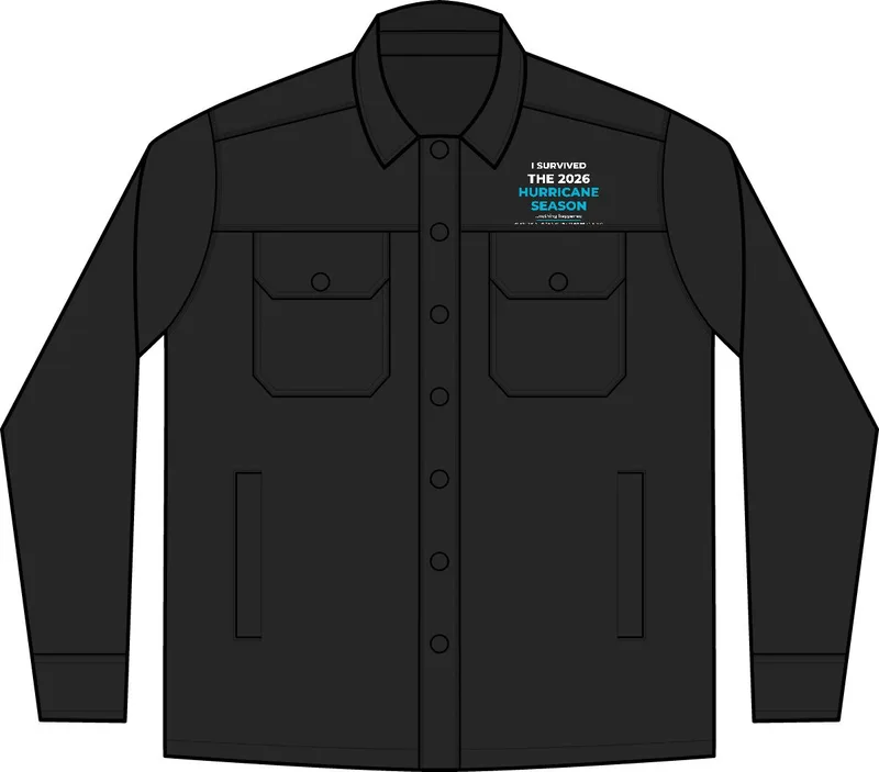 Soft Shell Shirt Jacket in Black