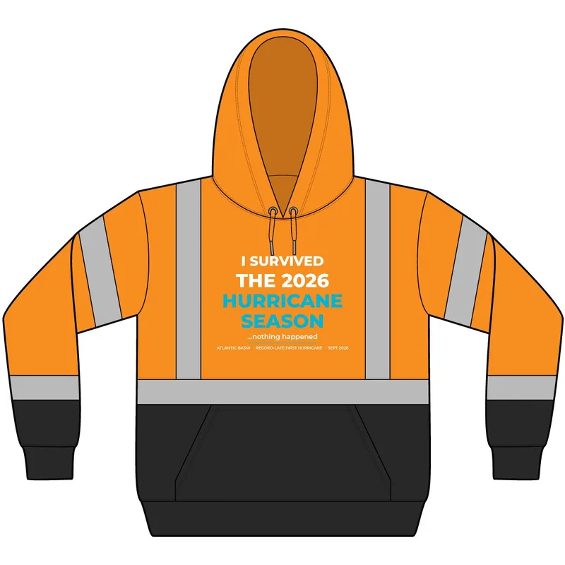ANSI 107 Class 3 Heavy-Duty Fleece Pullover Hoodie in Safety Orange