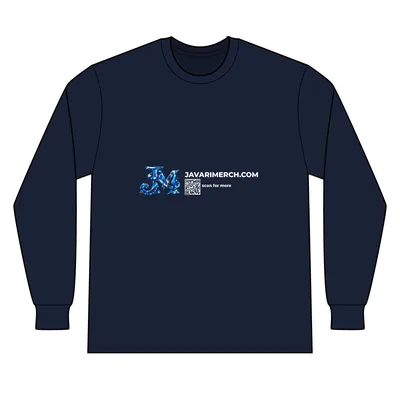 Women's Classic L-S Tee in Navy