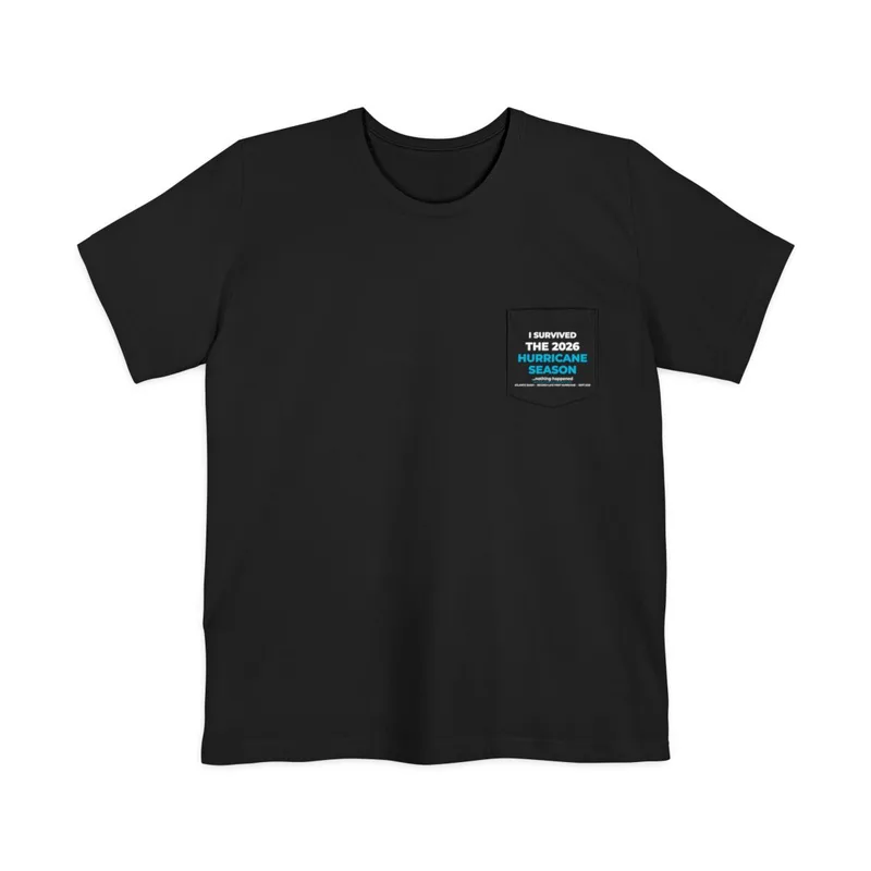 Unisex Pocket T-shirt in Black
