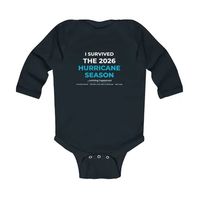Infant Long Sleeve Bodysuit in Black