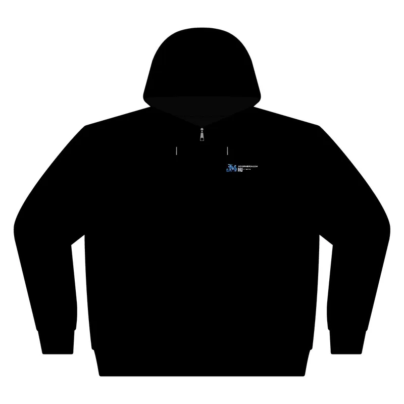 Tough Fleece Full-Zip Hoodie in Black