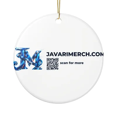 Ceramic Christmas Ornaments (Double-Sided)
