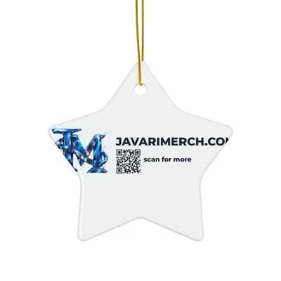 Ceramic Ornament, 4 Shapes