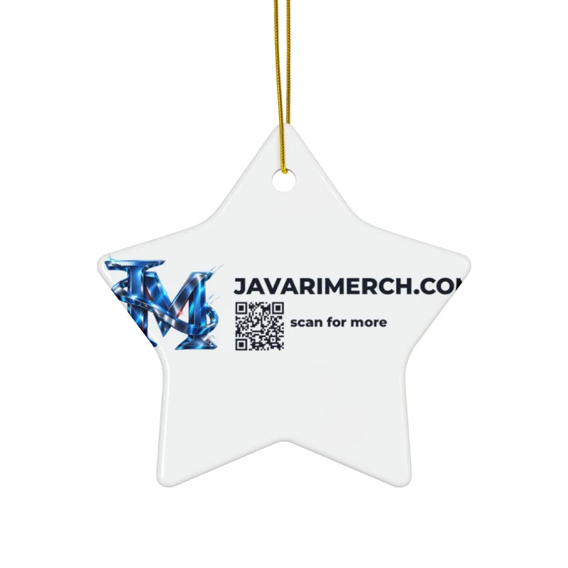 Ceramic Ornament, 4 Shapes