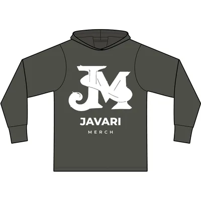 Unisex Tri-Blend Hoodie Tee in Space Black