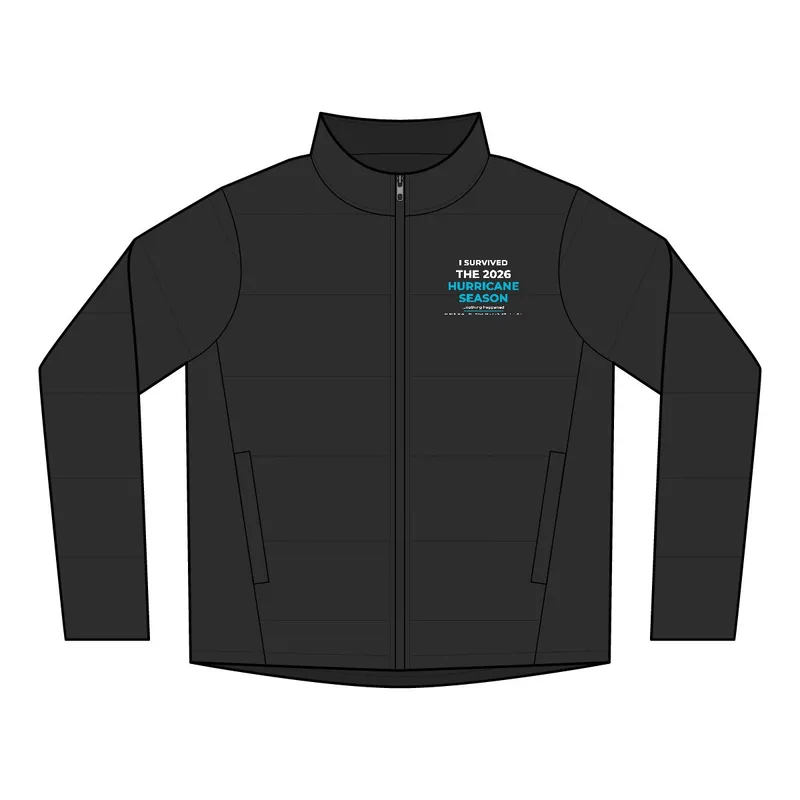 Women's Puffer Jacket in Deep Black