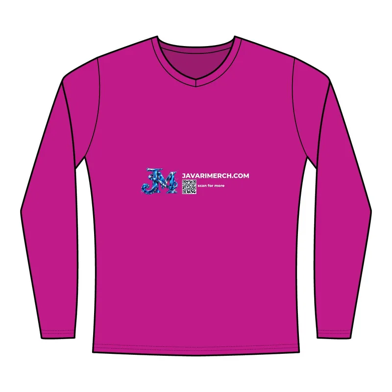 Women's Momentum Long Sleeve V-Neck T-Shirt in Power Pink