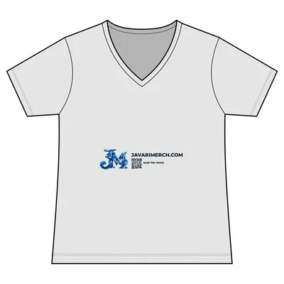 Women's Daily V-Neck Tee in White