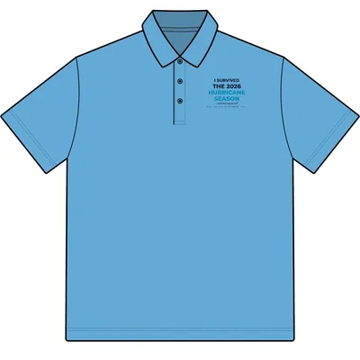 Men's Saratoga Performance Mini Mesh Polo in Bimini Blue