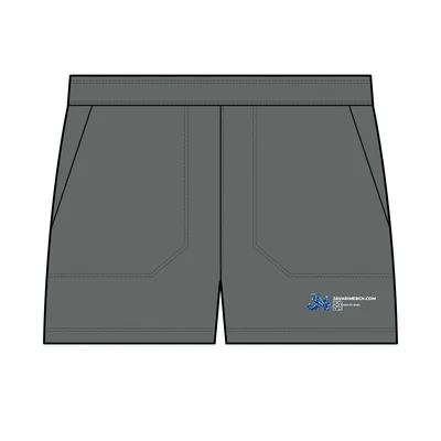 Women's Perfect Tri Fleece Short in Grey Frost