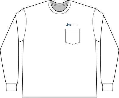 Classic Pocket L-S Tee in White