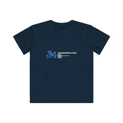 Kids Fine Jersey Tee in Navy