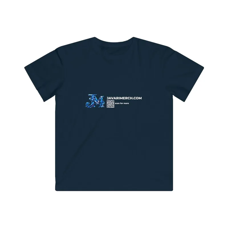Kids Fine Jersey Tee in Navy