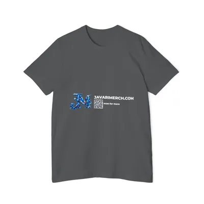 USA-Made Unisex Short-Sleeve Jersey T-Shirt in Asphalt