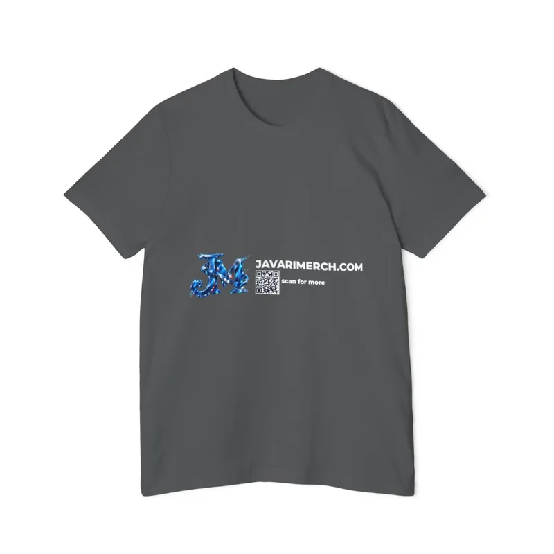 USA-Made Unisex Short-Sleeve Jersey T-Shirt in Asphalt