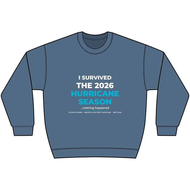 Fleece Crew in Dusk Blue