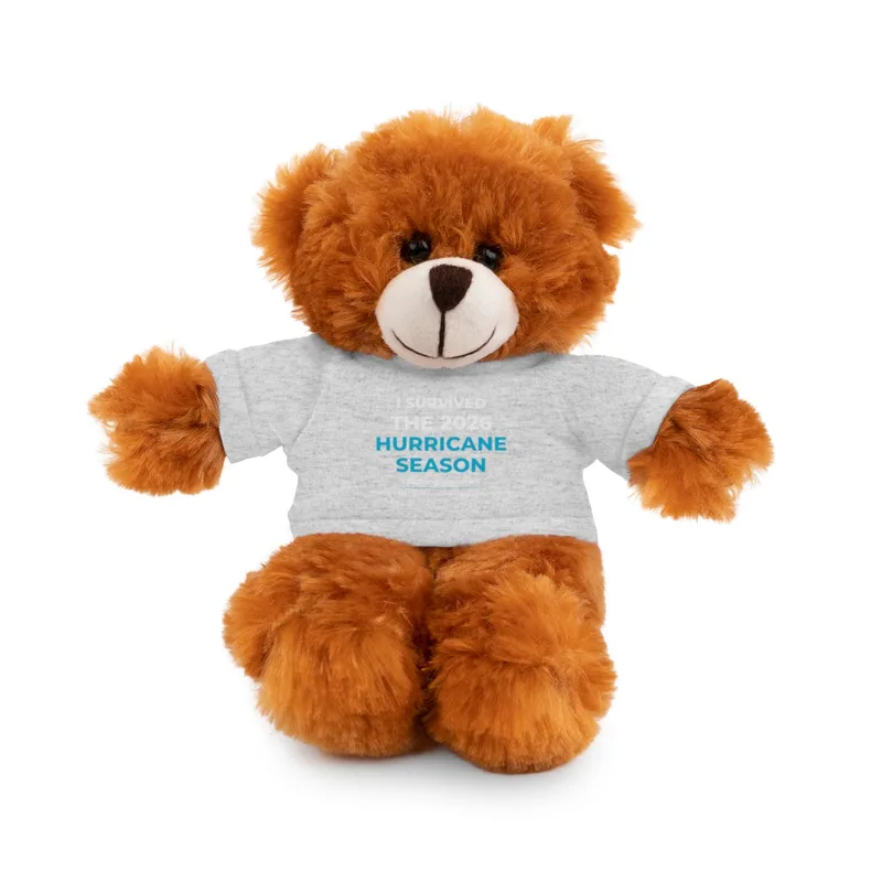 Stuffed Animals with Tee in Ash